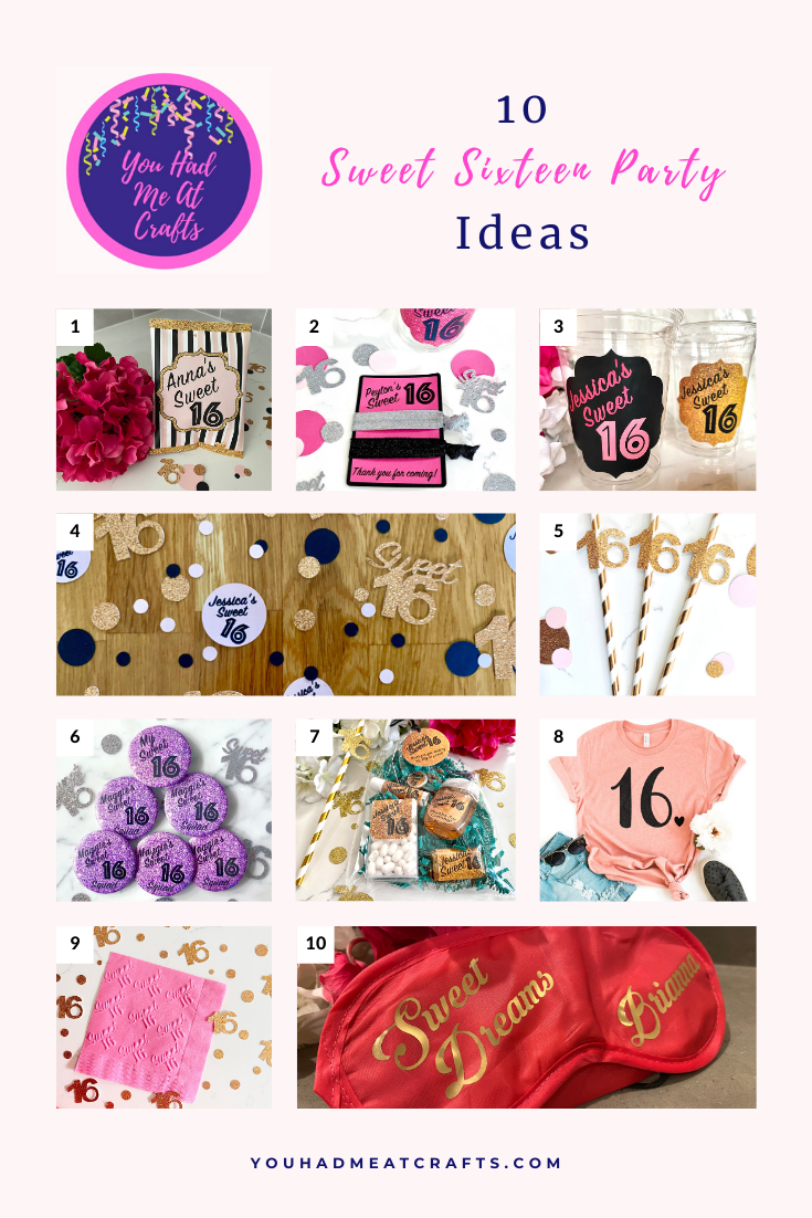 10 Sweet Sixteen Party Ideas